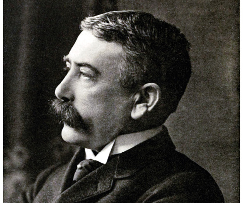 Fotografía del lingüista suizo Ferdinand de Saussure, realizada antes de 1930 por F. Jullien Genève, posiblemente Frank-Henri Jullien.